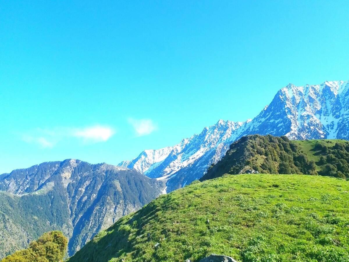 Scenic view from Triund trek.