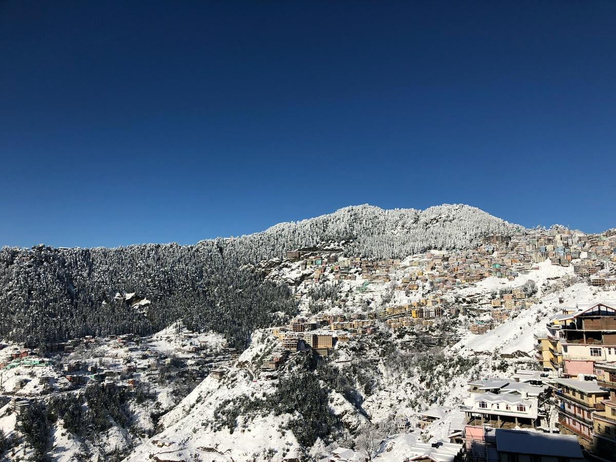 Scenic view from Triund trek.