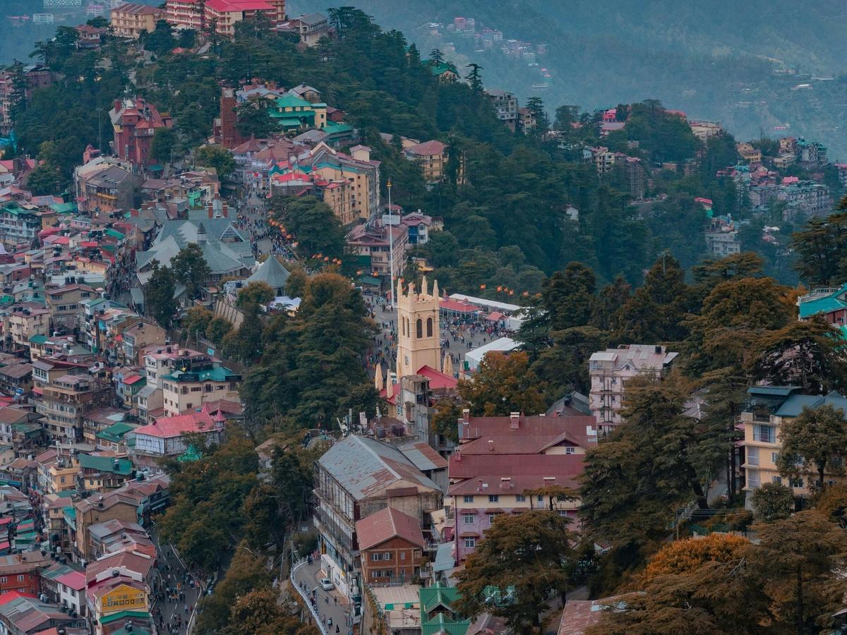 Scenic view from Triund trek.