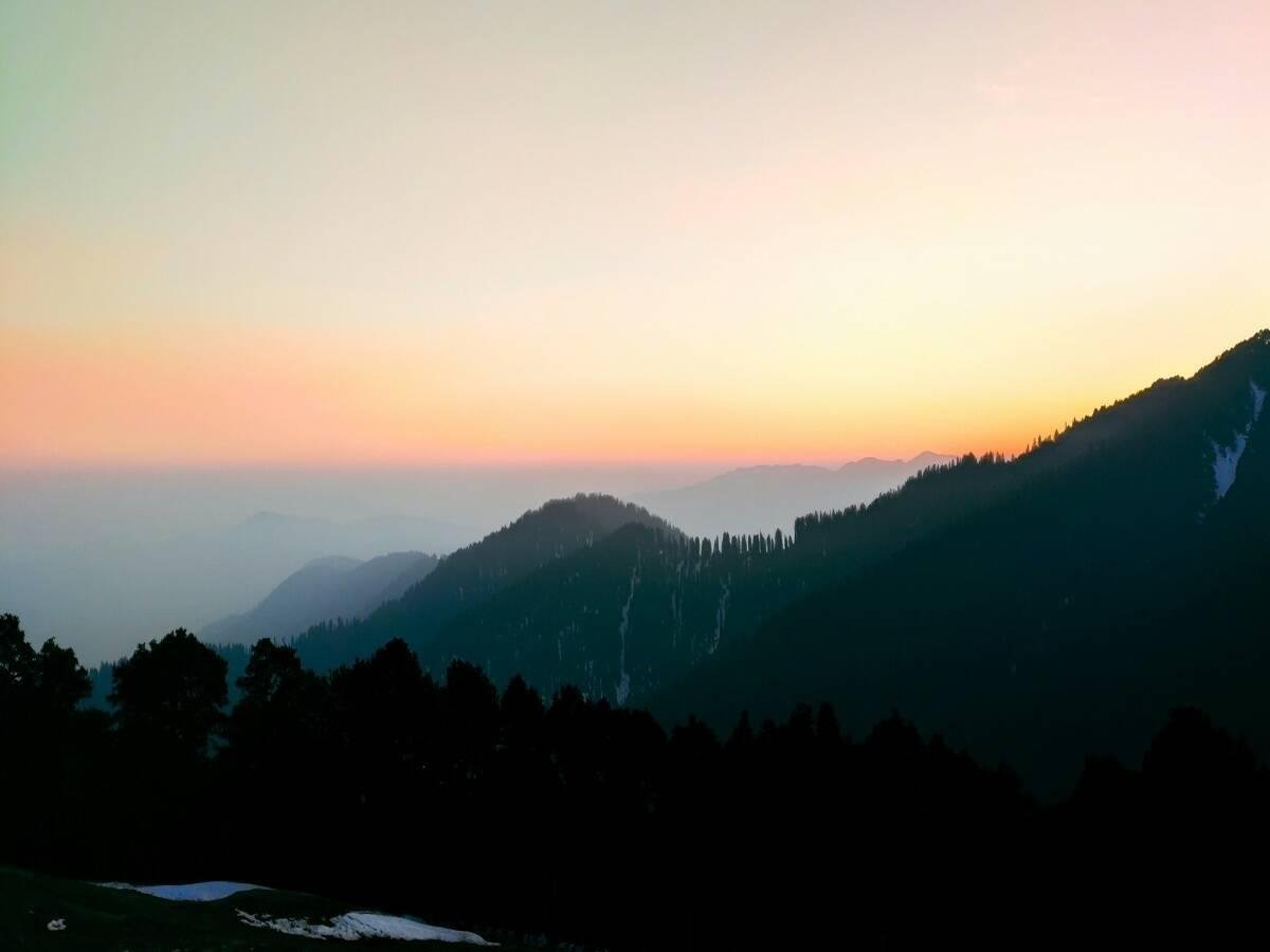 Scenic view from Triund trek.