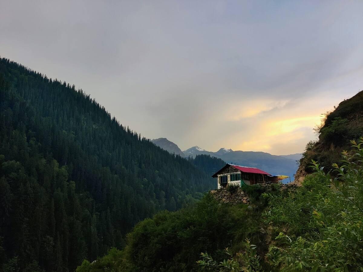 Scenic view from Triund trek.