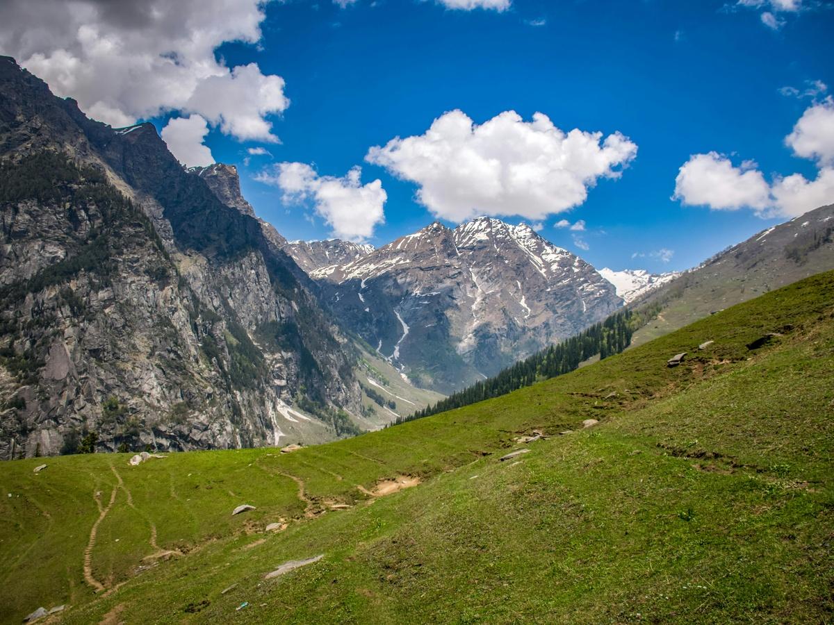 Scenic view from Triund trek.