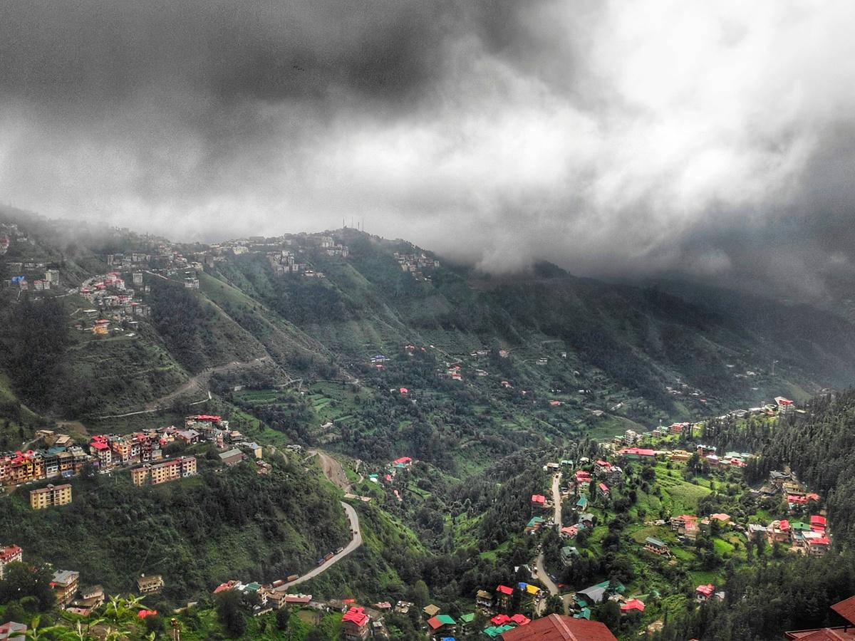 Scenic view from Triund trek.